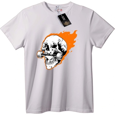 NOONEBRAND Тениска Череп Скейтборд - 2XL, Black