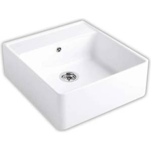 Villeroy & Boch - Керамична мивка 63х60 см, CeramicPlus, Снежанка 632061KG (632061KG) Мивка за вграждане