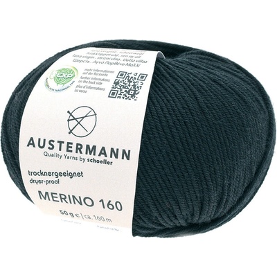 Pletací příze Austermann Merino 160 EXP Barva: 202 SCHWARZ