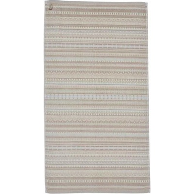 Pip Studio Geometric bavlněný froté ručník pískový 55 x 100 cm