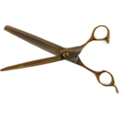 Tauro Pro Line Nůžky Janita Plunge efilační 56 zubů zlaté 18 cm