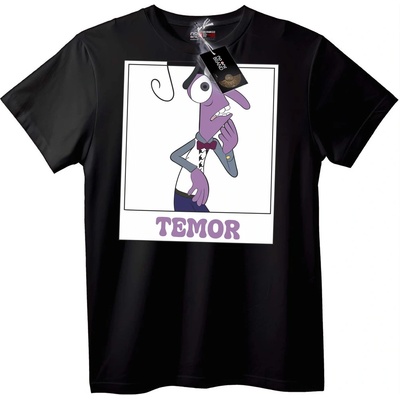 NOONEBRAND Тениска Temor Карикатурен Герой - XS, White