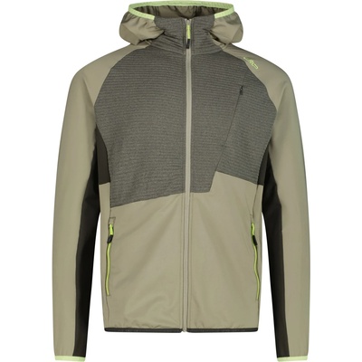 CMP Мъжко синтетично яке CMP Grid Tech Jacket Fix Hood Synthetic jacket - Sage - размер 58 (EU) (004-7244-0317)