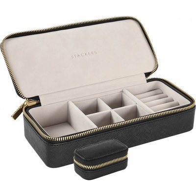 Stackers Travel velvet large černá