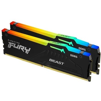 Kingston FURY Beast RGB 16GB (2x8GB) DDR5 6000MHz KF560C40BBAK2-16