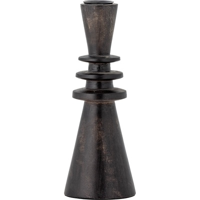 Bloomingville Armel Свещник за класическа свещ, 20 см, черен (82065176)