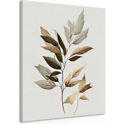 Obraz luxusní minimalistické listy - 60x90