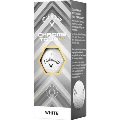 Callaway Chrome Tour 24 Triple Diamond bílé 3 ks