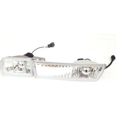 Кристални мигачи с халоген за Golf 3 / Vento - хром