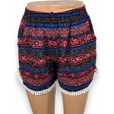 dámske teplákové šortky Angela ružová