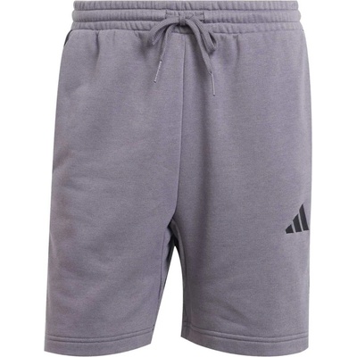 adidas ESSENTIALS 3-STRIPES SHORTS tmavo sivá čierna