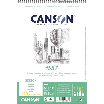 Canson Sp 1557 Sketching Скицник 50 A4 120 g (C31412A001)