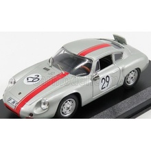 Best model Porsche 356b Carrera Abarth N 29 1000km Nurburgring 1963 Rank Wutherich Silver Red 1:43