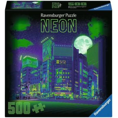 Ravensburger - Puzzle Neon Collection: Tokio - 500 piese