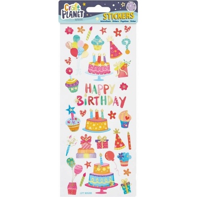 Docrafts samolepky 10 x 23 cm narozeniny