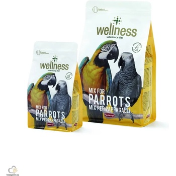 Padovan Wellness Mix for Parrots - премиум храна за големи папагали (жако, ара, амазони) 2.5 кг