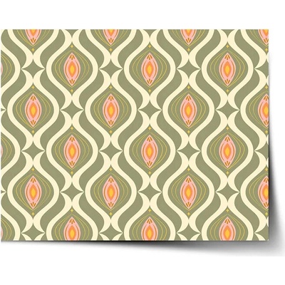 Sablio Plagát Retro ornament - 60x40 cm