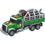 WENYI car - 1: 14 - Камион за превоз на динозаври (със звук, светлини) (21j-666-28r)