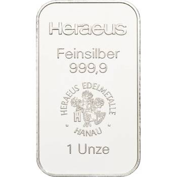 Heraeus Stříbrný slitek 1 oz