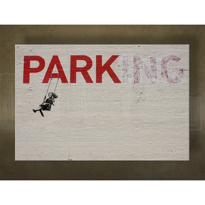 Obraz na plátne Street ART – Banksy - 100x150 cm