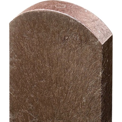 Transform Plotová lať, 200 × 7,8 × 2,3 cm, hnědá, traplast, půlkulatá 36002