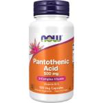 NOW NOW Pantothenic Acid 500mg, 100 Capsules