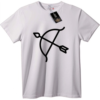 NOONEBRAND Тениска лък и стрела - L, White