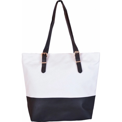 Nicole brown shopper kabelka JBFB 263 modro bílá