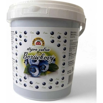 JAM and JAM Borůvkový džem extra 1kg