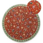Villeroy & Boch Червен /зелен кръгъл килим с коледен мотив ø 200 cm Toy's Delight Nostalgic Noel Red Green - Villeroy&Boch (106499-200)