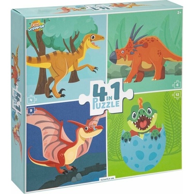 TOY UNIVERSE Dinosaury 4v1 4,6,9,12 dielov