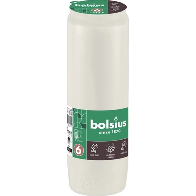 Bolsius Bolsius Polska Sprzedaż sp. z o. o. Композитна свещ Bolsius 340 г 110 ч. бял капак хартия