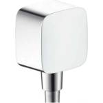 Hansgrohe PuraVida - Fixfit връзка за маркуч с възвратен клапан и сферична връзка, хром 27414000 (27414000)