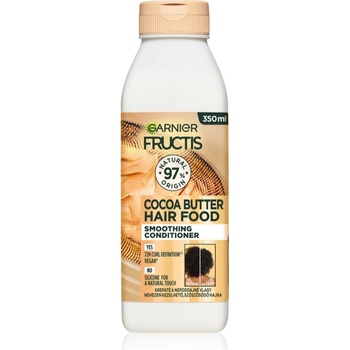 Garnier Fructis Cocoa Butter Hair Food изглаждащ балсам за непокорна коса 350ml