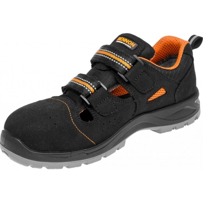 Bennon Nux S1P ESD NM Low Topánky čierne-oranžové