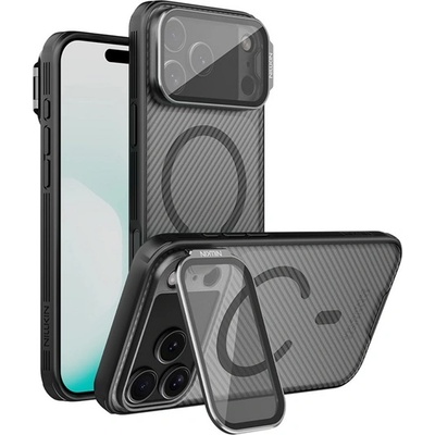 Nillkin iPhone 17 Pro Max NILLKIN CAMSHIELD PROP MAGNETIC Силиконов удароустойчив протектор за телефон, на райета, черен GP-175246 (GP-175246)
