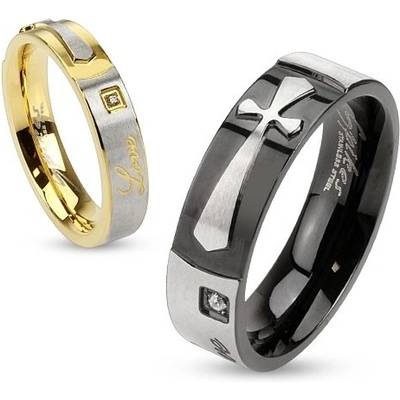 Steel Edge Ocelové snubní prsteny 2958