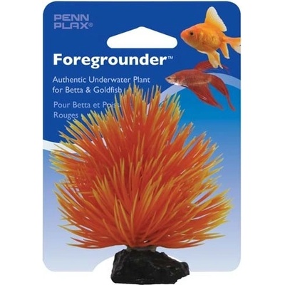 Penn Plax Betta Plant Fan Bush 9 cm oranžová