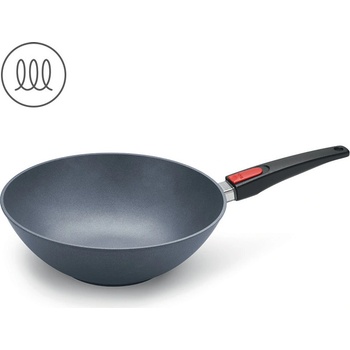 Woll Titanová Wok na indukci s odnímatelnou rukojetí Diamond Lite 30 cm