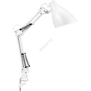 OSRAM - Настолна лампа с щипка DESK LINE 1xE27/11W/230V бяла (P227756)