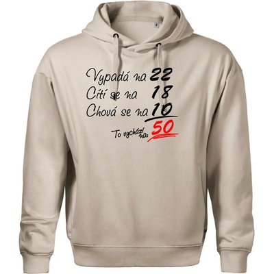 Vypadá cítí se chová se 50 let Oversized Moon kratší + širší ledově šedá