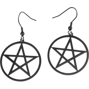 ETNOX Обеци ETNOX - Black Pentacle - SO4105B