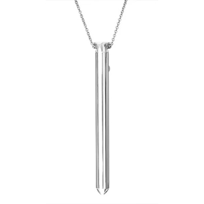 Crave Vesper Vibrator Necklace Silver