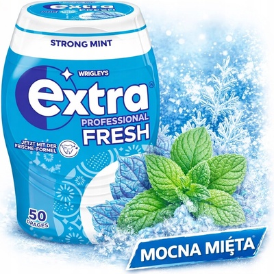 Wrigley's Extra Professional Fresh Strong Mint 50 ks