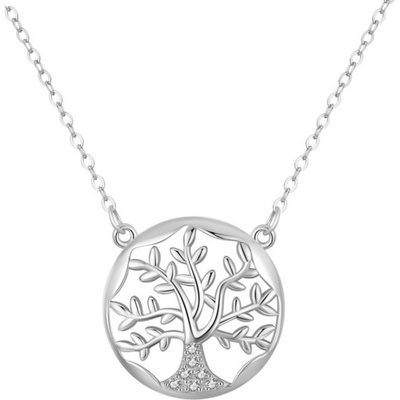 Silenti Jewelry Сребърно колие "Дълголетие