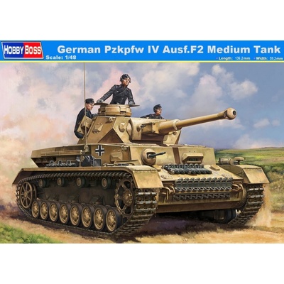 Hobby Boss German Pzkpfw IV Ausf.F2 Medium Tank 1:48