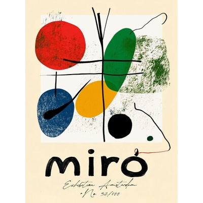 Plagát, Obraz - Miró 3, Treechild, 30 × 40 cm