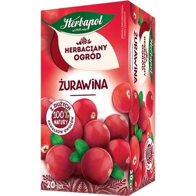 Herbapol Чай от Червена боровинка, 20 филтърни пакетчета (006154 (zx6201602) hp)