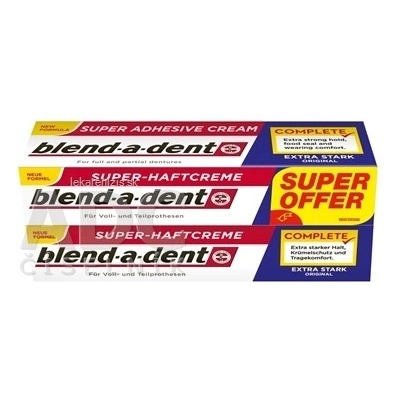 Blend-a-Dent krém Extra Strong Original 2 x 47g