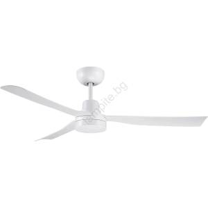 BAYSIDE 21301349 - Таванен вентилатор calypso, Ø 122 см, бял + дистанционно управление (fan00326)